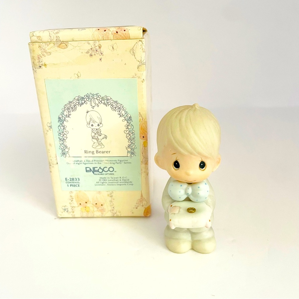 Precious Moments Ring Bearer Figurine by Enesco Wedding Party Series